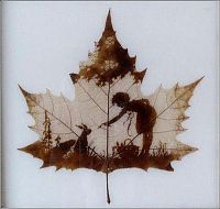 Art & Creativity: Pictures on the leaves