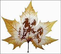 Art & Creativity: Pictures on the leaves