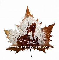 Art & Creativity: pictures on the leaves