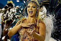 Art & Creativity: Rio carnival parade girls, Rio de Janeiro, Brazil