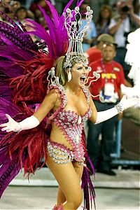 Art & Creativity: Rio carnival parade girls, Rio de Janeiro, Brazil