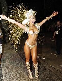 Art & Creativity: Rio carnival parade girls, Rio de Janeiro, Brazil