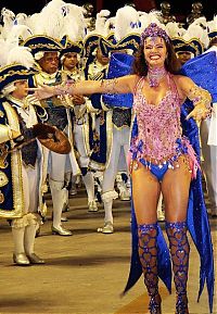 Art & Creativity: Rio carnival parade girls, Rio de Janeiro, Brazil