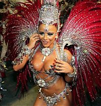 Art & Creativity: Rio carnival parade girls, Rio de Janeiro, Brazil