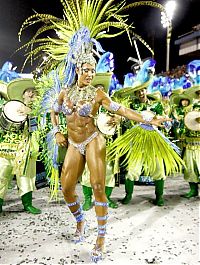 Art & Creativity: Rio carnival parade girls, Rio de Janeiro, Brazil