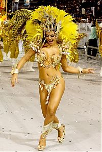 Art & Creativity: Rio carnival parade girls, Rio de Janeiro, Brazil