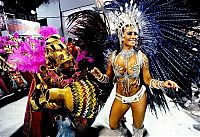 Art & Creativity: Rio carnival parade girls, Rio de Janeiro, Brazil