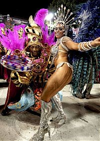 Art & Creativity: Rio carnival parade girls, Rio de Janeiro, Brazil