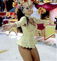 Art & Creativity: Rio carnival parade girls, Rio de Janeiro, Brazil