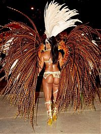 Art & Creativity: Rio carnival parade girls, Rio de Janeiro, Brazil