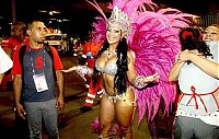 Art & Creativity: Rio carnival parade girls, Rio de Janeiro, Brazil