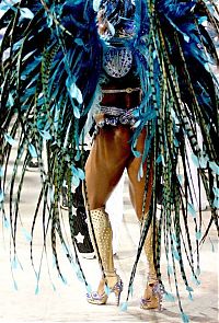 Art & Creativity: Rio carnival parade girls, Rio de Janeiro, Brazil