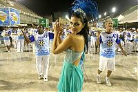 Art & Creativity: Rio carnival parade girls, Rio de Janeiro, Brazil