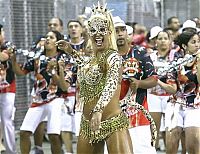 Art & Creativity: Rio carnival parade girls, Rio de Janeiro, Brazil