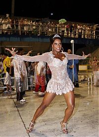 Art & Creativity: Rio carnival parade girls, Rio de Janeiro, Brazil