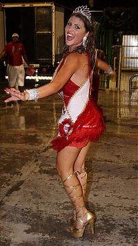 Art & Creativity: Rio carnival parade girls, Rio de Janeiro, Brazil