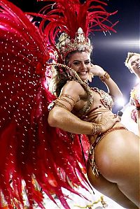 Art & Creativity: Rio carnival parade girls, Rio de Janeiro, Brazil