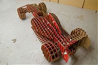 Art & Creativity: F1 car from cardboard boxes