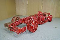 Art & Creativity: F1 car from cardboard boxes