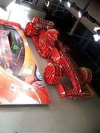 Art & Creativity: F1 car from cardboard boxes