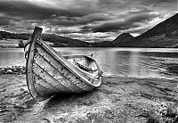 black and white landscape photography