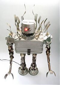 Art & Creativity: Robot orphan sculptures by Brian Marshall