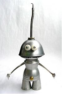 Art & Creativity: Robot orphan sculptures by Brian Marshall