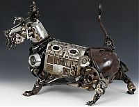 Art & Creativity: sculpture from auto parts