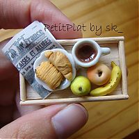 Art & Creativity: PetitPlat handmade miniature food art