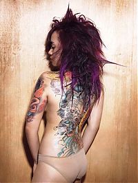 Art & Creativity: tattoo girl