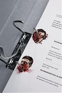 TopRq.com search results: Bloodthirsty corporate stationery design by Jacques Pense