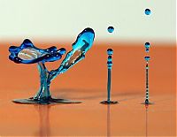 Art & Creativity: colorful high-speed water figures