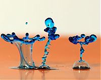 Art & Creativity: colorful high-speed water figures