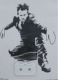 TopRq.com search results: portraits made out of cassette tapes