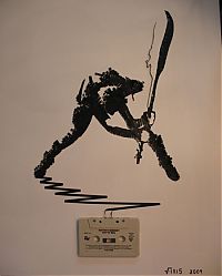 TopRq.com search results: portraits made out of cassette tapes