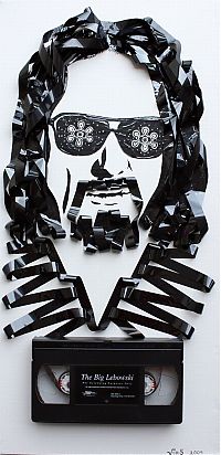 TopRq.com search results: portraits made out of cassette tapes