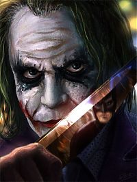 TopRq.com search results: Illustration inspired by Heath Ledger's Joker
