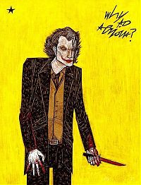 Art & Creativity: Illustration inspired by Heath Ledger's Joker