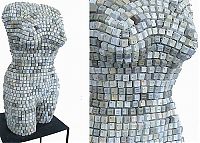 Art & Creativity: torsos made out of unusual material