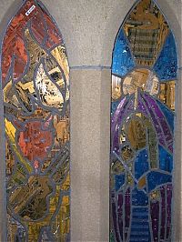 Art & Creativity: motherboard stained glass window