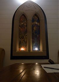 Art & Creativity: motherboard stained glass window