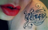TopRq.com search results: typographic tattoos