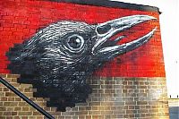 Art & Creativity: animal street art graffiti