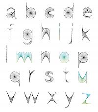 Art & Creativity: nails & strings art alphabet