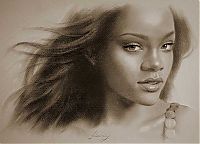 Art & Creativity: pencil drawing female portrait