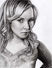 Art & Creativity: pencil drawing female portrait