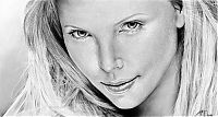 Art & Creativity: pencil drawing female portrait