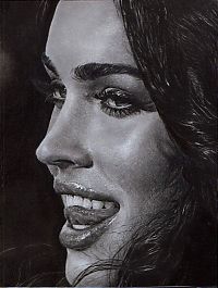 Art & Creativity: pencil drawing female portrait