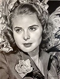 Art & Creativity: pencil drawing female portrait