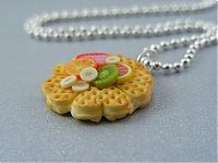 Art & Creativity: food shaped pendant and earrings